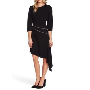 Vince Camuto Asymmetrical Ponte Dress